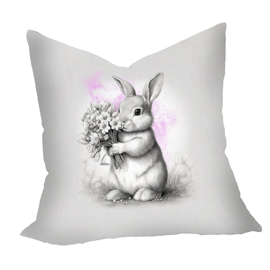 Pink Baby Bunny Luxury Scatter By Nathan Pieterse