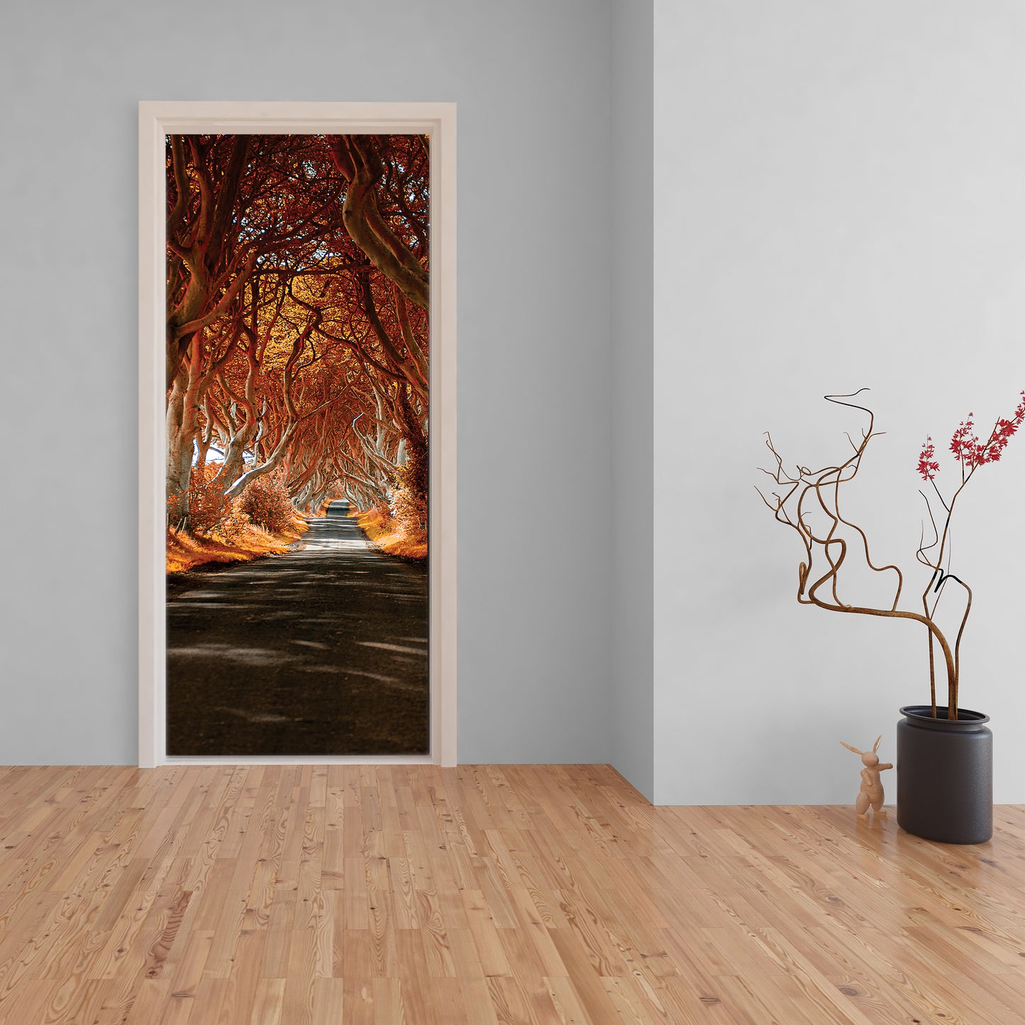 Autumn Road Decoupage 800mm x 2000mm (Door)