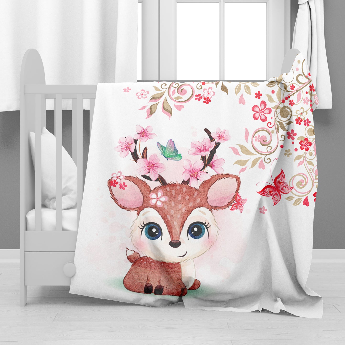 Baby Deer Minky Blanket