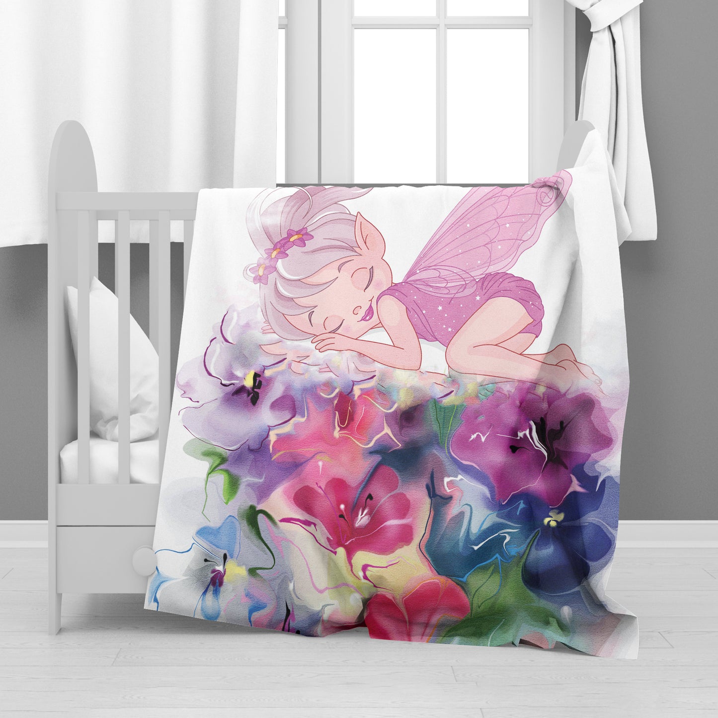 Flower Fairy Minky Blanket