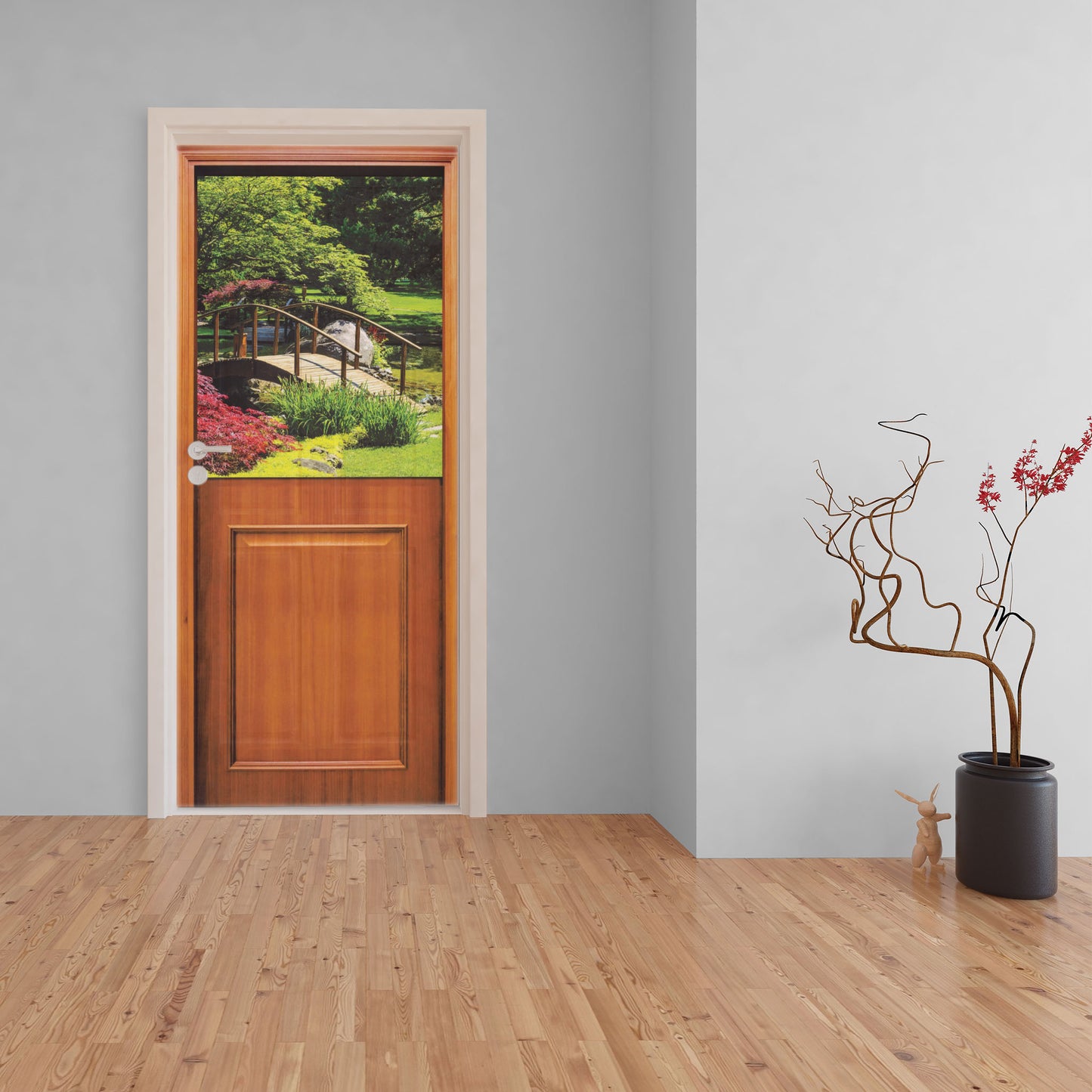 Japanese Zen Garden Decoupage 800mm x 2000mm (Door)