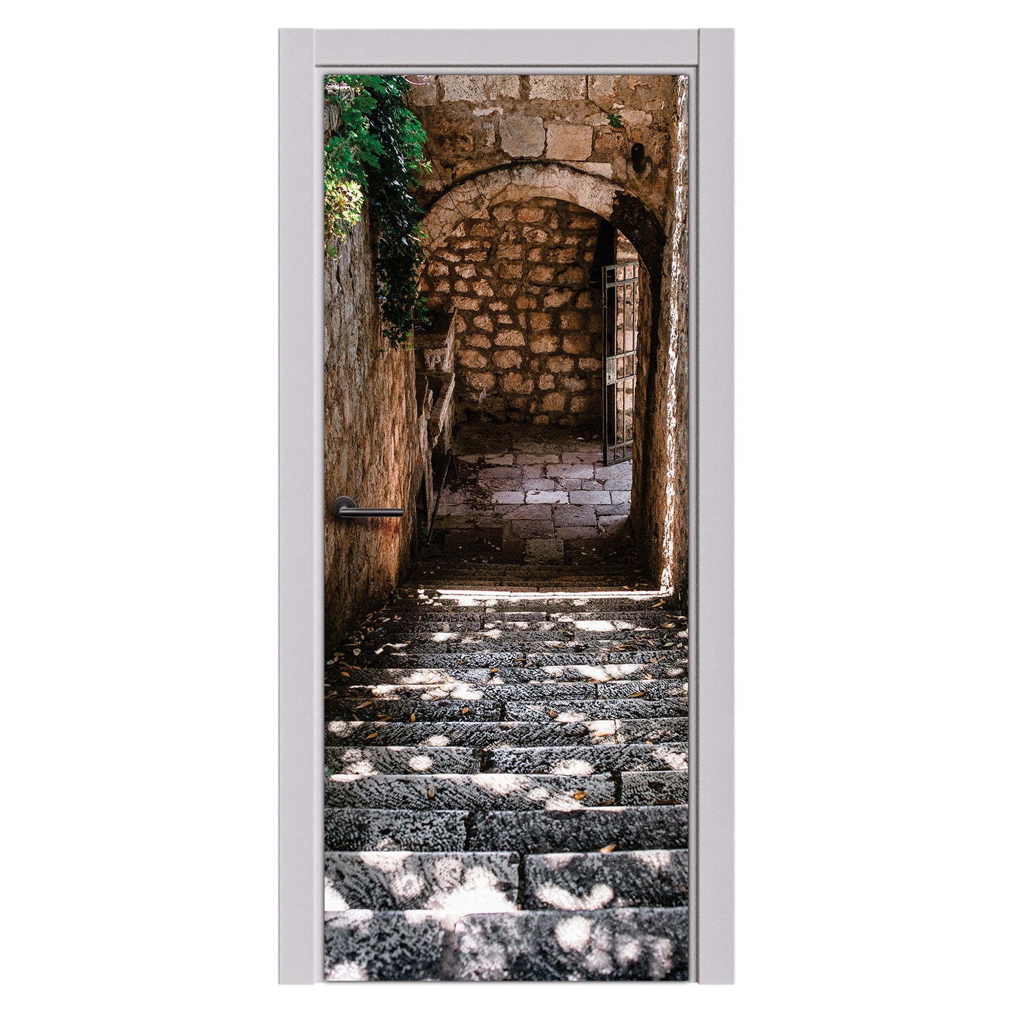 Decoupage Tear Resistant Transfers - Medieval Stairway Door