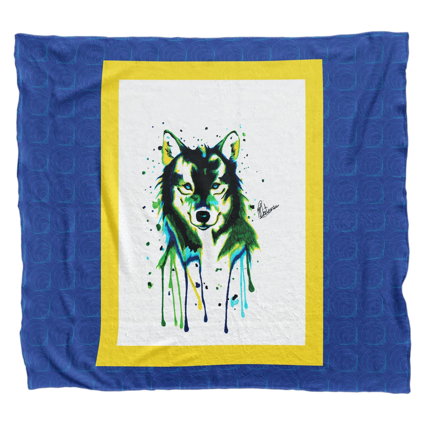 The Howler Light Weight Fleece Blanket By Nathan Pieterse