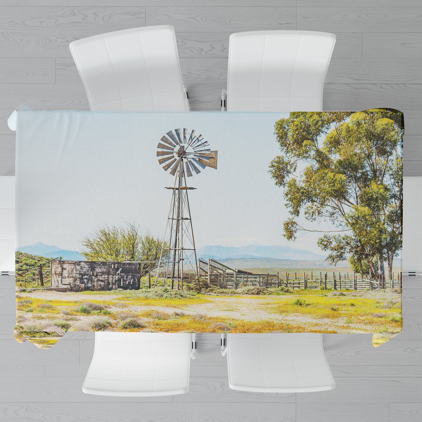 Windmill Rectangle Tablecloth